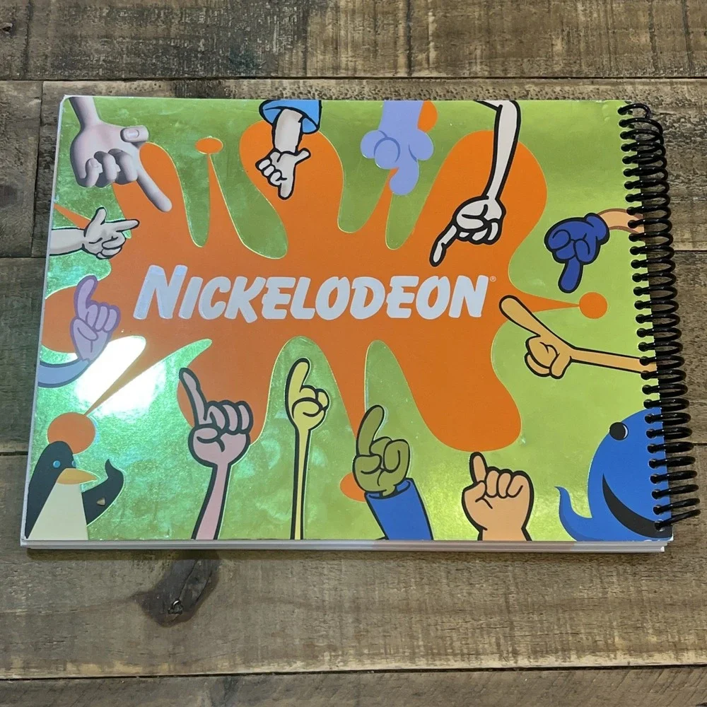 RARE 2001 NICKELODEON SPONGEBOB SPIRAL NOTEBOOK- Y2K